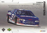 AUTOGRAPHED Dale Earnhardt Jr. 1999 Upper Deck Racing TRACK MASTERS (1998 Pole Award) Championship Season Diecut Insert Signed NASCAR Collectible Trading Card with COA and Toploader