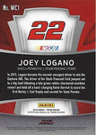 AUTOGRAPHED Joey Logano 2016 Panini Prizm Racing WINNERS CIRCLE DAYTONA 500 WIN (#22 Pennzoil Penske Team) Chrome Insert Signed NASCAR Collectible Trading Card with COA
