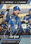 AUTOGRAPHED Dale Earnhardt Jr. 2017 Panini Torque Racing CLAIMING THE CHASE (Daytona Can-Am Duel Win) Insert Signed NASCAR Collectible Trading Card #79/99 with COA and Toploader