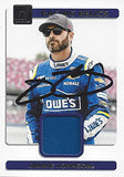 AUTOGRAPHED Jimmie Johnson 2018 Panini Donruss RACING RELICS (Race-Used Sheetmetal) #48 Lowes Team Hendrick Motorsports Insert Signed NASCAR Collectible Trading Card with COA