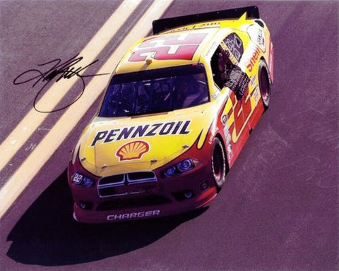 AUTOGRAPHED 2011 Kurt Busch #22 Pennzoil Shell Racing Team (Penske) Signed NASCAR 8X10 Glossy Photo with COA