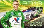 AUTOGRAPHED 2013 Trevor Bayne #6 Valvoline Ford Fusion (Nationwide Series) Roush Racing Signed Collectible Picture NASCAR 6X9 Inch Hero Card Photo with COA