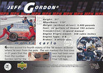 AUTOGRAPHED Jeff Gordon 1996 Upper Deck Collectors Choice Racing MAXIMUM MPH (#24 DuPont Team) Hendrick Motorsports Vintage Signed Collectible NASCAR Trading Card with COA and Toploader