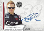 AUTOGRAPHED Jason Leffler 2011 Press Pass Fan Fare Racing FANFARE AUTOGRAPHS (#38 Great Clips) Busch Series Driver Signed Collectible NASCAR Trading Card #45/50