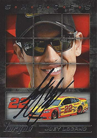 AUTOGRAPHED Joey Logano 2016 Panini Torque Racing SHADES (#22 Pennzoil Penske Team) Monster Cup Series Rare Insert Signed NASCAR Collectible Trading Card with COA