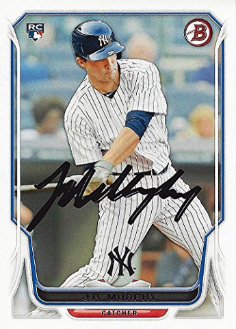AUTOGRAPHED J.R. Murphy 2014 Topps Company (New York Yankees Catcher) Signed MLB Baseball Collectible Trading Card with COA