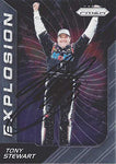 AUTOGRAPHED Tony Stewart 2018 Panini Prizm Racing EXPLOSION (#14 Mobil 1 Team) Insert Signed NASCAR Collectible Trading Card with COA