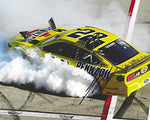 AUTOGRAPHED 2020 Joey Logano #22 Pennzoil Racing LAS VEGAS RACE WIN (Pennzoil 400) Victory Burnout Signed Picture 8X10 Inch NASCAR Glossy Photo with COA