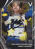 AUTOGRAPHED Jimmie Johnson 2018 Panini Victory Lane Racing PAST WINNERS (2016 Homestead Championship Win) Hendrick Motorsports Signed NASCAR Collectible Trading Card with COA