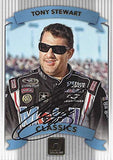 AUTOGRAPHED Tony Stewart 2018 Panini Donruss Racing CLASSICS (#14 Mobil 1 Team) Insert Signed NASCAR Collectible Trading Card with COA