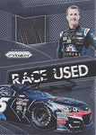 AUTOGRAPHED Kasey Kahne 2016 Panini Prizm Racing RACE-USED TIRE (#5 Farmers Insurance) Hendrick Motorsports Chrome Insert Signed NASCAR Collectible Trading Card with COA