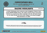 AUTOGRAPHED Christopher Bell 2019 Panini Donruss Optic RARE PRIZM (#20 Rheem Team) Joe Gibbs Racing Xfinity Series Signed Collectible NASCAR Trading Card with COA