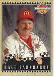 AUTOGRAPHED Dale Earnhardt 1992 Goodwrench Team MCDONALD'S ALL-STAR RACE TEAM Vintage Rare Signed NASCAR Collectible Trading Card with COA & Protective Holder
