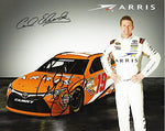 AUTOGRAPHED 2015 Carl Edwards #19 Arris Racing Team (Gibbs) Signed Promo 8X10 NASCAR Hero Card with COA