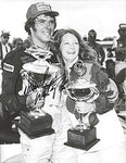 AUTOGRAPHED 1976 Darrell Waltrip #11 Gatorade Racing MARTINSVILLE RACE WIN (Victory Lane Trophy) Vintage Signed Collectible Picture NASCAR 9X11 Inch Glossy Photo with COA