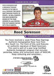 AUTOGRAPHED Reed Sorenson 2006 Press Pass Signings Racing (Authentic Signature) #41 Target Ganassi Team Nextel Cup Series Signed Collectible NASCAR Trading Card