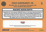 AUTOGRAPHED Dale Earnhardt Jr. 2020 Panini Donruss Racing OPTIC (#88 Axalta Team) Hendrick Motorsports Insert Signed NASCAR Collectible Trading Card with COA