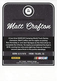 AUTOGRAPHED Matt Crafton 2017 Panini Donruss Racing (Camping World Truck Series) ThorSport Toyota Team Signed NASCAR Collectible Trading Card with COA