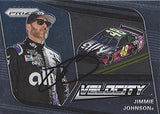 AUTOGRAPHED Jimmie Johnson 2020 Panini Prizm Racing VELOCITY (#48 Ally Team) Hendrick Motorsports Insert Signed Collectible Trading Card with COA