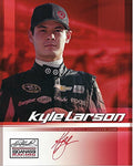 AUTOGRAPHED 2014 Kyle Larson #42 Target Racing (Earnhardt-Ganassi) Rookie Signed 8X10 NASCAR Hero Card Photo w/COA