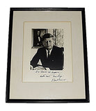 AUTOGRAPHED John F. Kennedy PRESIDENT OF THE UNITED STATES Extremely Rare 12X15 Inches Framed & Matted Official White House Signed & Inscribed to Elmer W. Moore (Secret Service Agent) with COA