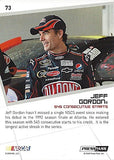 AUTOGRAPHED Jeff Gordon 2009 Press Pass Premium Racing STARTING GRID (545 Consecutive Starts) #24 DuPont Team Hendrick Motorsports Signed NASCAR Collectible Trading Card with COA