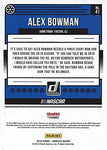 AUTOGRAPHED Alex Bowman 2019 Panini Donruss Racing (#88 Nationwide Team) Hendrick Motorsports Monster Energy Cup Series Signed Collectible NASCAR Trading Card with COA
