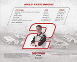 AUTOGRAPHED 2019 Brad Keselowski #2 Discount Tire Racing (Team Penske) Monster Energy Cup Series Signed Collectible Picture NASCAR 8X10 Inch Official Hero Card Photo with COA