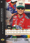 AUTOGRAPHED Jeff Gordon 1996 Upper Deck Racing DARLINGTON RACE WIN (#24 DuPont Team) Hendrick Motorsports Vintage Signed Collectible NASCAR Trading Card with COA