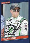 AUTOGRAPHED Tyler Reddick 2019 Panini Donruss Racing (JR Motorsports) Xfinity Series Signed NASCAR Collectible Trading Card with COA