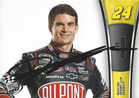 AUTOGRAPHED Jeff Gordon 2012 Press Pass Racing (#24 DuPont Team) Hendrick Motorsports Sprint Cup Series Signed Collectible NASCAR Trading Card with COA and Toploader