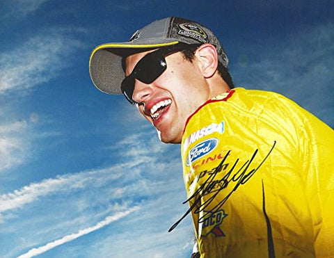 AUTOGRAPHED 2014 Joey Logano #22 Shell Pennzoil Racing CHASE FOR THE SPRINT CUP PLAYOFFS (Team Penske) Signed Collectible Picture NASCAR 9X11 Inch Glossy Photo with COA