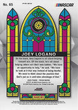 AUTOGRAPHED Joey Logano 2020 Panini Prizm Racing STAINED GLASS RARE PRIZM (#22 Shell Pennzoil) Team Penske NASCAR Cup Series Insert Signed Collectible Trading Card with COA