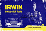 AUTOGRAPHED 2008 Jamie McMurray #26 IRWIN RACING (Roush) 7X9 NASCAR SIGNED Hero Card w/COA