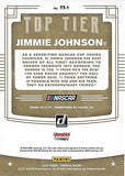 AUTOGRAPHED Jimmie Johnson 2020 Panini Donruss Racing TOP TIER (#48 Ally Team) Hendrick Motorsports NASCAR Cup Series Insert Signed Collectible Trading Card with COA