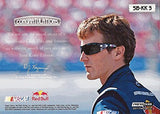 AUTOGRAPHED Kasey Kahne 2011 Press Pass Racing Eclipse SPELLBOUND (Letter H) Race-Used Tire (#4 Red Bull Team) RED PARALLEL Insert Signed NASCAR Trading Card with COA (#065 of 100)