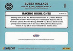 AUTOGRAPHED Bubba Wallace 2019 Panini Donruss Racing OPTIC (#43 Click N Close Team) Richard Petty Motorsports Monster Cup Series Signed Collectible NASCAR Trading Card with COA