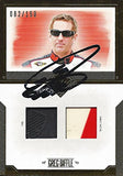 AUTOGRAPHED Greg Biffle 2014 Press Pass Total Memorabilia (Dual Relic) Race-Used Tire & Sheetmetal Gold Insert Signed Collectible NASCAR Trading Card with COA (#082 of only 150 produced!)