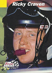 AUTOGRAPHED Ricky Craven 1993 Finish Line Racing (Dupont Driver) Winston Cup Series Vintage Signed NASCAR Collectible Trading Card with COA