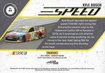 AUTOGRAPHED Kyle Busch 2017 Panini Donruss Racing SPEED (#18 M&M Car) Joe Gibbs Team Insert Signed Collectible NASCAR Trading Card #946/999 with COA