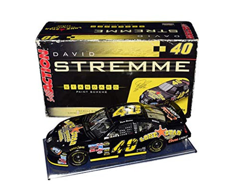 6X AUTOGRAPHED 2006 David Stremme/Chip Ganassi/Felix Sabates/Stephen Lane / 2 Crew Members #40 Lone Star Racing ROOKIE Signed Action 1/24 NASCAR Diecast with COA (#2564 of only 3,504 produced)