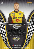 AUTOGRAPHED Matt DiBenedetto 2018 Panini Victory Lane Racing (GoFas Race Team) Monster Energy Cup Series Signed NASCAR Collectible Trading Card with COA