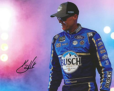 AUTOGRAPHED 2019 Kevin Harvick #4 Busch Beer Racing DRIVER INTRODUCTIONS (Stewart-Haas Team) Monster Cup Series Signed Picture 8X10 Inch NASCAR Glossy Photo with COA