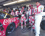 AUTOGRAPHED 2016 Tony Stewart #14 Coca Cola Racing RETRO DARLINGTON THROWBACK WEEKEND (Garage Area) Signed Picture 8X10 Inch NASCAR Glossy Photo with COA