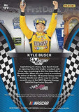 AUTOGRAPHED Kyle Busch 2018 Panini Victory Lane Racing PLAYOFF WINNERS (Martinsville Race Win) #18 M&Ms Team Signed Collectible NASCAR Trading Card with COA