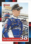 AUTOGRAPHED John Hunter Nemechek 2021 Panini Donruss Racing 1988 RETRO (#38 Front Row Motorsports Driver) NASCAR Cup Series Signed Collectible Trading Card with COA