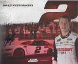 AUTOGRAPHED 2019 Brad Keselowski #2 Discount Tire Racing (Team Penske) Monster Energy Cup Series Signed Collectible Picture NASCAR 8X10 Inch Official Hero Card Photo with COA