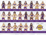 22X AUTOGRAPHED The Laker Girls 2016-2017 Los Angeles Lakers Basketball Team Signed Picture 8X10 Photo with COA