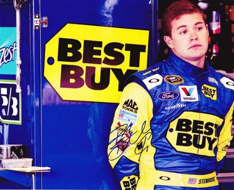 AUTOGRAPHED 2013 Ricky Stenhouse Jr. #17 Best Buy Racing (Garage) 8X10 NASCAR Glossy Photo