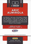 AUTOGRAPHED Aric Almirola 2018 Panini Donruss Racing (#43 STP Team) Richard Petty Motorsports Insert Signed NASCAR Collectible Trading Card with COA #376/499